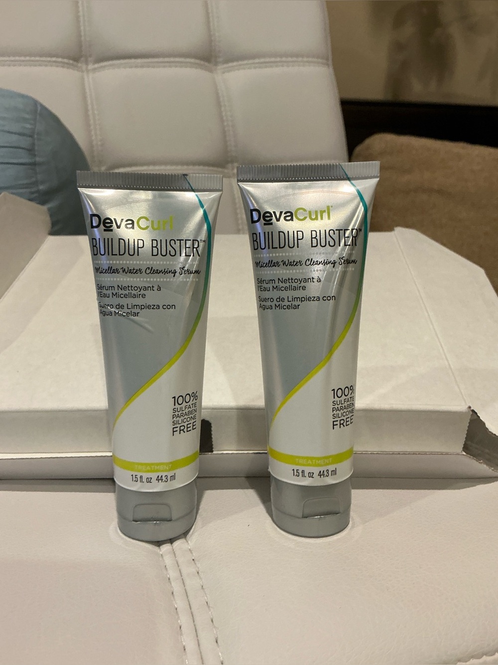 New deva curl buildup buster hair serum lot x2